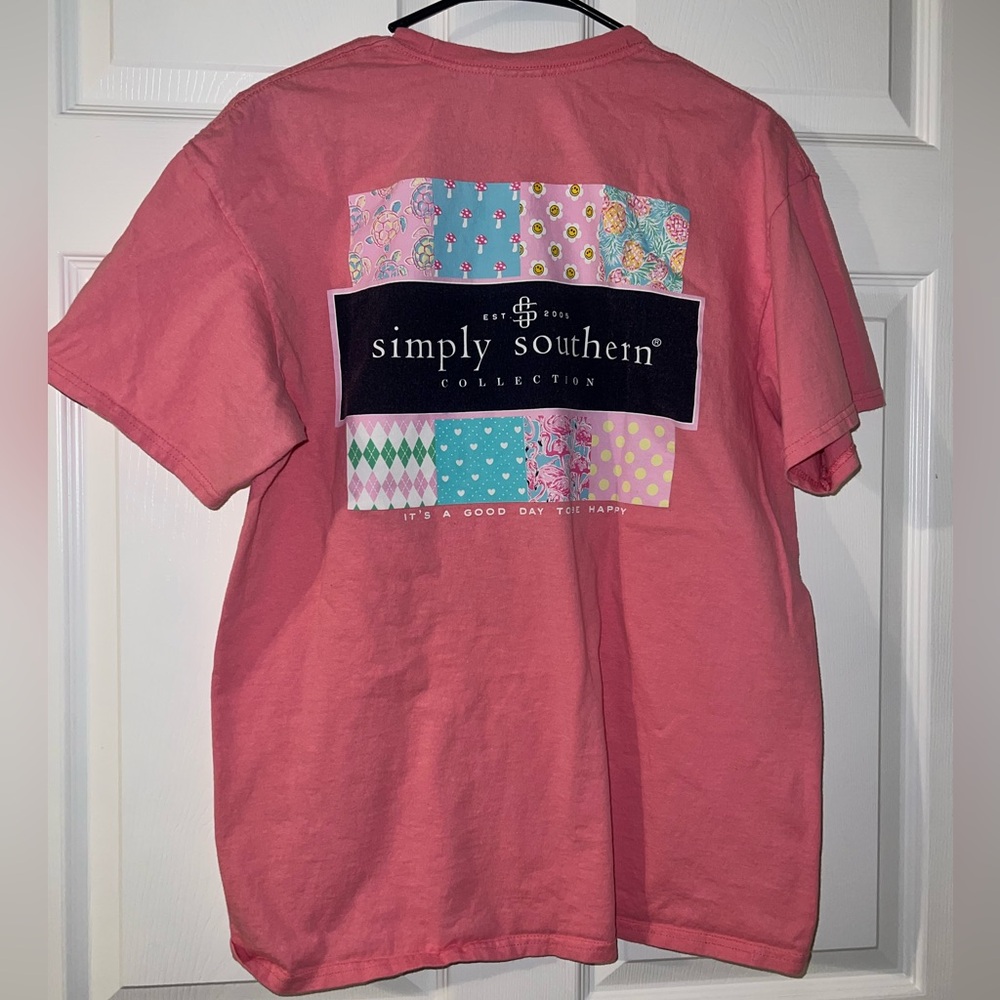 Simply Southern Coral Graphic Tee